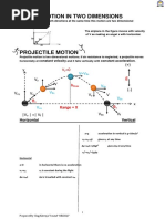 Motion in Two Dimensions: Constant Velocity Constant Acceleration