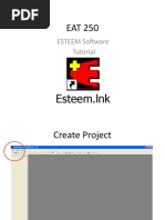 EAT 250 Esteem Tutorial