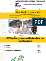 Filosofia de La Educacion