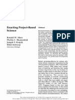 Enacting Project-Based Science: Ronald W. Marx Phyllis C. Blumenfeld Joseph S. Krajcik Elliot Soloway