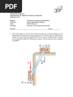 Examen#4. Principios y Estática