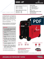 Ficha Tecnica Equipo de Soldadura Lincoln Megaforce30i