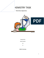 The List of The Chemistry Apparatus