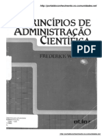 Frederick Winslow Taylor - Princípios de Administração Científica