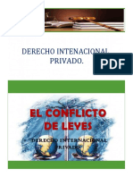 Derecho Internacional Privado Conflicto de Leyes