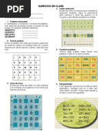 Ejercicio de Palabras