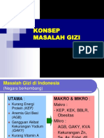 Konsep Masalah Gizi