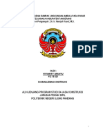 Analisis Mengenai Dampak Lingkungan (Amdal) Pada Pasar Teluknaga Kabupaten Tangerang Dosen Pengampuh: Dr. Ir. Hamzah Yusuf, M.S