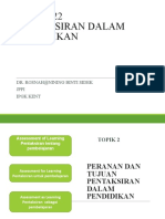 EDUP2122 - Peranan Dan Tujuan Pentaksiran Dalam Pendidikan