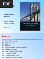 Designing The Modules: Shari L. Pfleeger Joanne M. Atlee 4 Edition