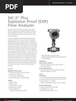 NuFlo. MC-II. Plus EXP Flow Analyzer