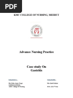 Advance Nursing Practice: KMC College of Nursing, Meerut