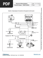 Electric Wiring Diagram-Connection To The Genset Control Panel