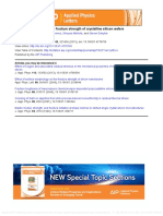 On The Residual Stress and Fracture Strength of Crystalline Silicon Wafers