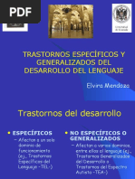 Trastornos Específicos de Lenguaje