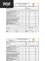 Check List Tecle Cadena - Palanca