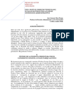 La Ejecucion, Según El Derecho Venezolano, de Los Fallos Dictados Por Los Jueces Contencioso Administrativo