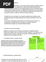 Serie de Tiempo y Pronósticos