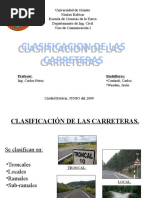 Clasificacion de Carreteras en Venezuela