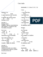 Con Todo - Hillsong - Cifrado