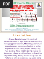 Firepro-Pipe Schedule Method