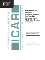 Test Methods For Evaluating Preventive Measures For Controlling Expansion Due To Alkali-Silca