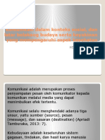 Komunikasi Dalam Konteks Sosial, Dan Latar Belakang