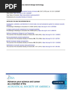 Handbook of Hydrophone Element Design Technology