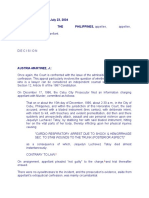 G.R. No. 133188 July 23, 2004 People OF THE PHILIPPINES, Appellee, ELIZAR TOMAQUIN, Appellant