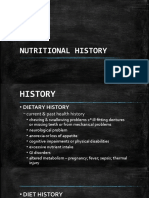 Nutritional History