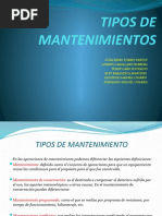 Tipos de Mantenimientos