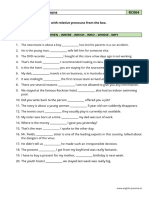 Relative Pronouns