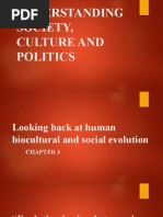 Understanding Society, Culture and Politics