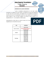 Horario de Clases Sincronas y Evaluaciones Virtuales (20-20)