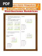 Distribuciones Numéricas para Segundo de Primaria