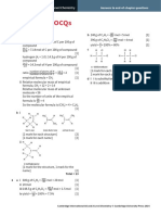 Answers To Eocqs: Cambridge International As Level Chemistry