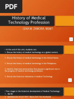 History of Medical Technology Profession: Gina M. Zamora, MSMT