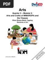 Arts7 - q2 - Mod3 - Arts and Crafts of MIMAROPA and The Visayas - FINAL