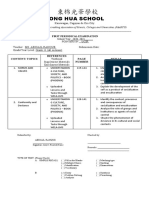 Kong Hua School: Content/ Topics References Number Skills