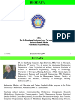 Oleh: Dr. Ir. Bambang Sugiyono Agus Purwono, M SC Jurusan Teknik Mesin Politeknik Negeri Malang