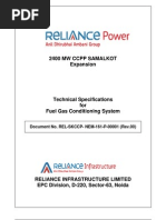 Spec - Fuel Gas Conditioning System