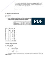 Rank Correlation