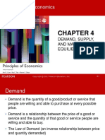 Demand, Supply and Market Equilibrium