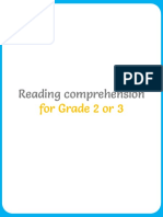 Reading Comprehension Passages For Grade 2 or 3