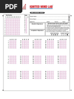 Omr Answer Sheet: Abcd Abcd Abcd Abcd Abcd