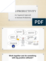 5S and Productivity: An Organized Approach To Increase Productivity