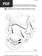 Circuito de Bypass Filtro JCB js200 Tier 3