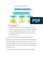 Obligaciones Formales y Sustanciales