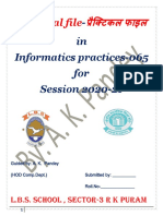 Complete Practical File of Class XII-IP 2020-21