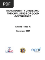 Nafc Identity Crisis and The Challenge of Good Governance